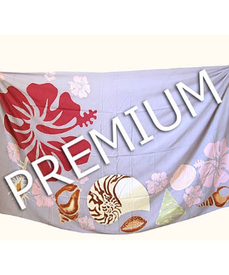 Hawai'ian Pareo  Premium  HIBISCUS SHELL  LAVENDER　HNLS03053-32310