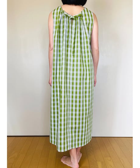 PALAKA AVOCADO バックリボン ワンピース  HNLS03528-05030