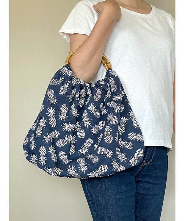 バンブーハンドル グラニーバッグ パイナップル HNLS03507-0480