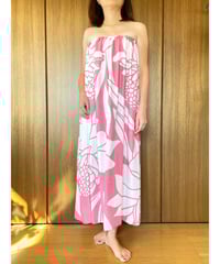 Hawai'ian  Pareo  Dress  TORCH GINGER WILD ROSE  HNLS03350-8890