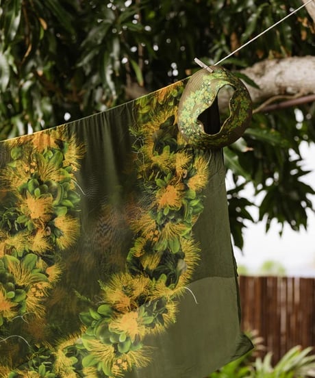 Aloha De Mele  Bucket Hat Lei Lehua  HNLS03749-91530
