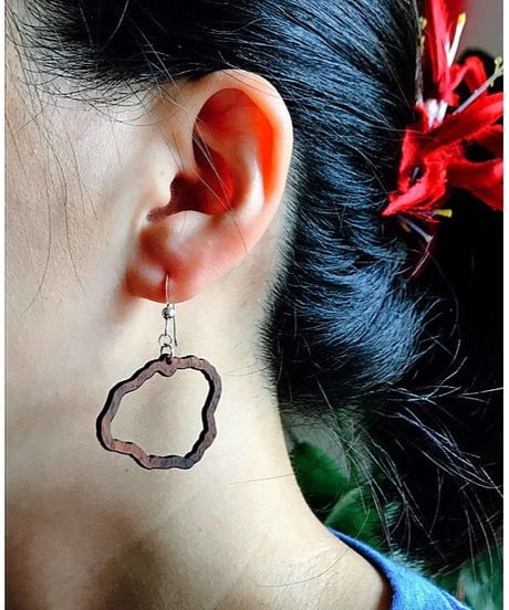 KipukaKai　Kaua'i　コアウッドピアス　HNLS02550-35620