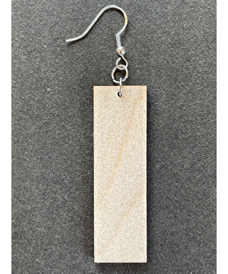 ナチュラルウッド ピアス プアケニケニ HNLS03244-5530 | Lei