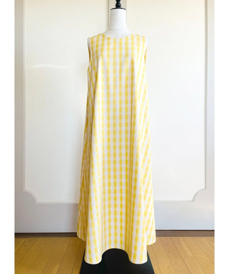 PALAKA YELLOW バックリボン ワンピース  HNLS03522-05030