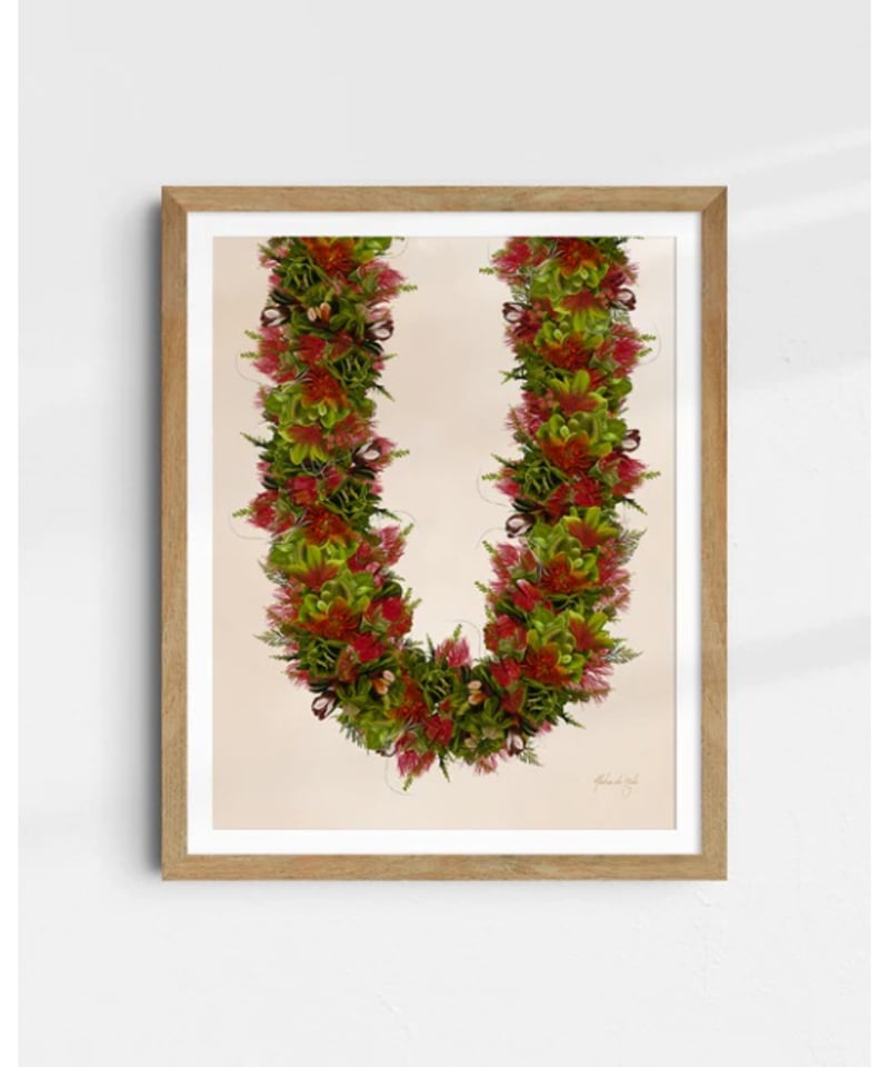 限定1点ハワイの本人から仕入れたレア版/アロハデメレ『Melia F2』額付