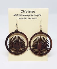 KipukaKai　'Ohia Lehua　コアウッドピアス　HNLS02559-00230