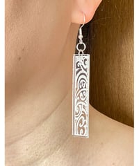 クリアアクリル  ピアス    トライバル    HNLS03241-4440
