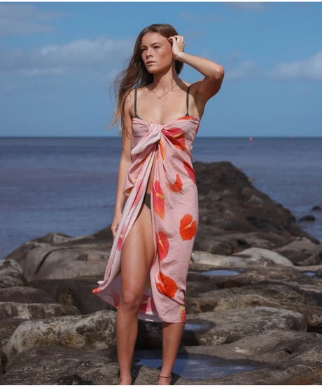 Tag Aloha PAREO Anthurium Coral  HNLS03497-60730