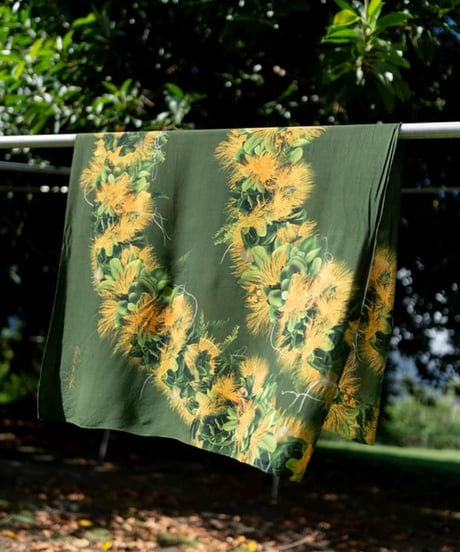 Aloha De Mele  パレオ  Lei Lehua  HNLS03751-47730