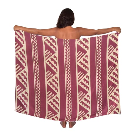 マナオラ　パレオ　オレンジ パレオ・ MANAOLA・送料無料 | Big mahalo Honolulu