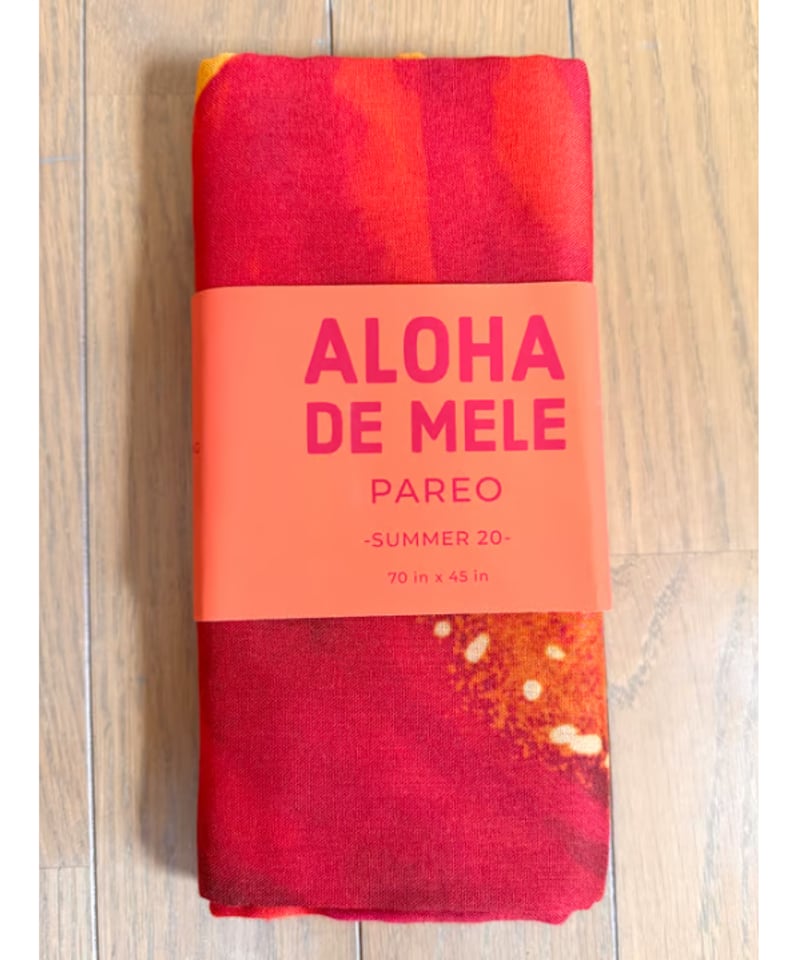 激レア　ALOHA DE MELE パレオ ELEELE ハワイ　黒 激レア ALOHA DE MELE パレオ ELEELE ハワイ 黒 - メルカリ