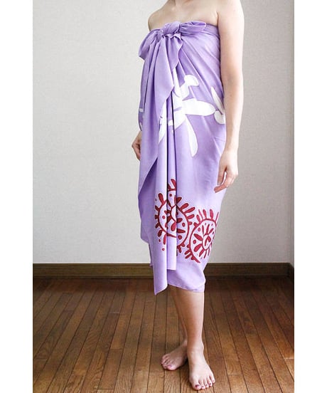 Hawai'ian Pareo  Premium  TIARE TIARE / LAVENDER　HNLS03057-32310