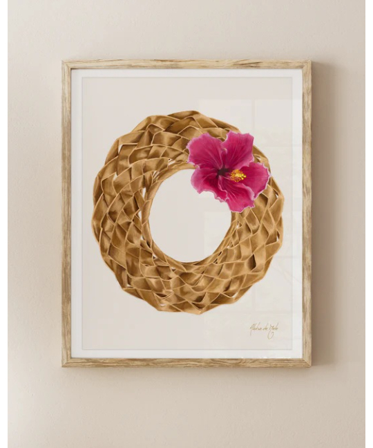 Aloha De Mele ART WORK PĀPALE - HIBISCUS | Le