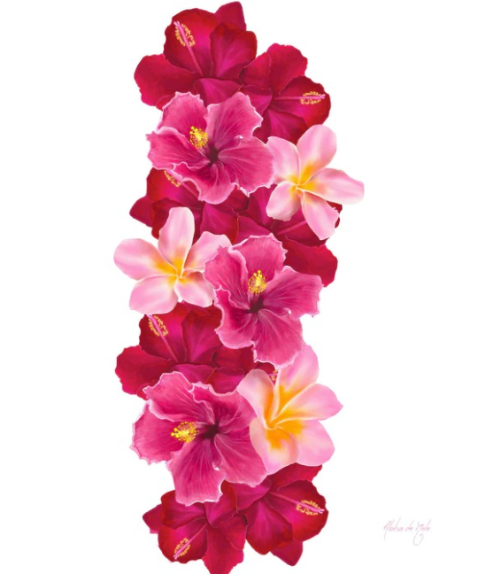 Aloha De Mele ART WORK LEI MELE HNLS03464-8