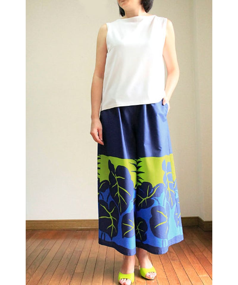 ハワイアン マキシパンツ タロ/カロ HNLS03025-47310 | Leimeria