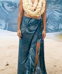 Aloha De Mele  パレオ  Koki'o Blue  HNLS03750-47730