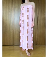 Hawai'ian  Pareo  Dress  SMALE  PINEAPPLE  PINK  HNLS03283-3280