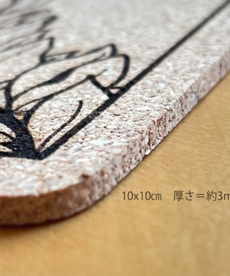 Hawaii Lei Cork Drink Coaster  コースター4枚SET   HNLS03250-9070