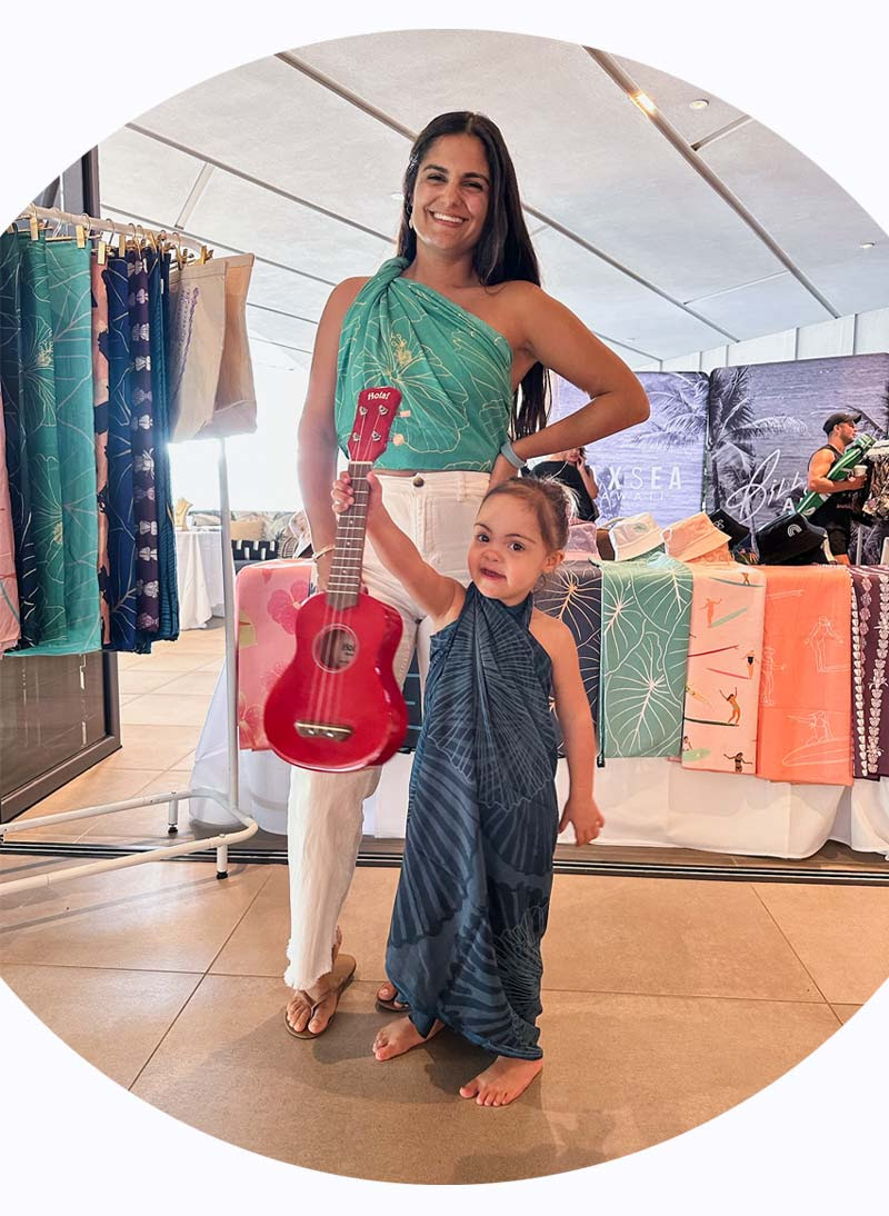 Tag Aloha PAREO ALOALO HawaiianAirline SAND