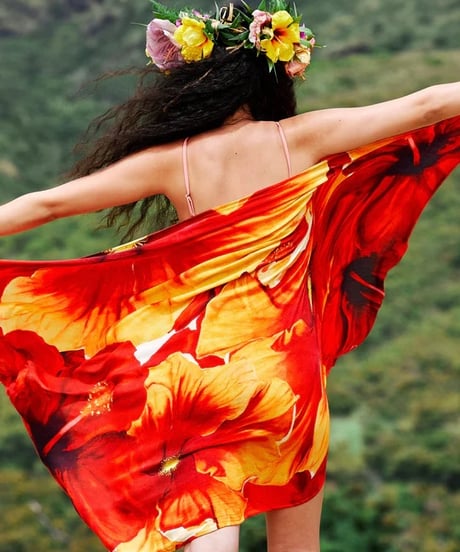 Aloha De Mele  パレオ  Summer20  HNLS03579-09720