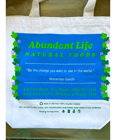 BIG ISLAND  Abundant Life Natural Foods  ECO BAG　HNLS03306-15710