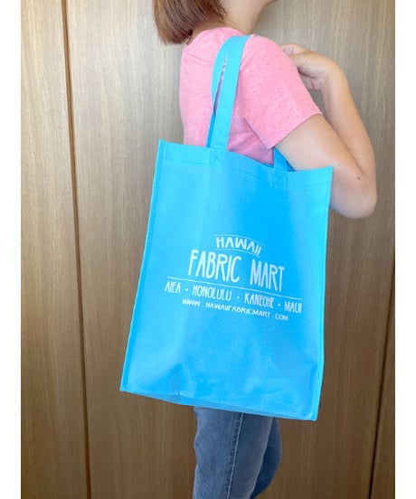 FABRIC MART　エコバッグ　不織布　HNLS03310-AQUA-3920