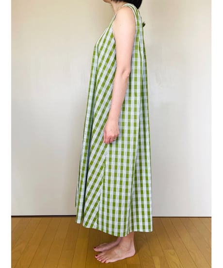 PALAKA AVOCADO バックリボン ワンピース  HNLS03528-05030