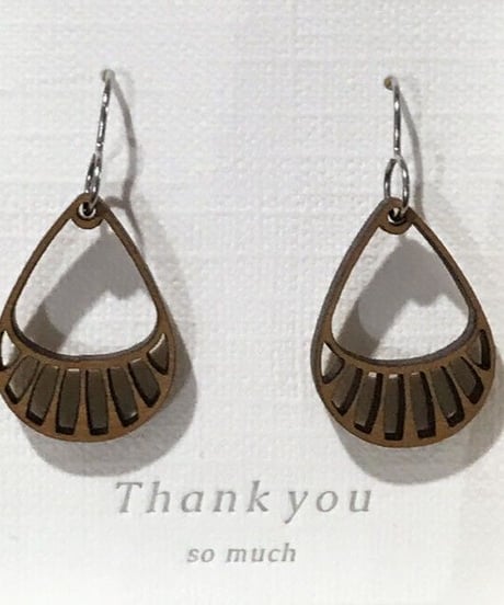 チェリーウッド　ピアス　ティアドロップ　Wailele　HNLS02860-65620