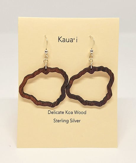 KipukaKai　Kaua'i　コアウッドピアス　HNLS02550-35620