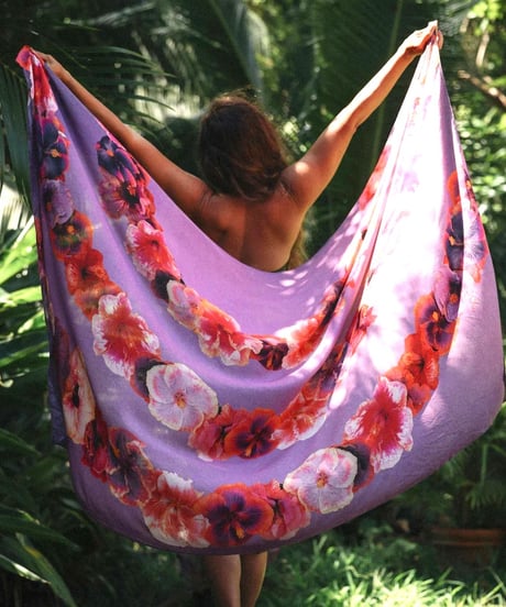 Tag Aloha PAREO  Dreamer Lei with Ocean Dreamer   HNLS03580-53630