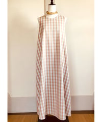 PALAKA BEIGE バックリボン ワンピース  HNLS03527-05030