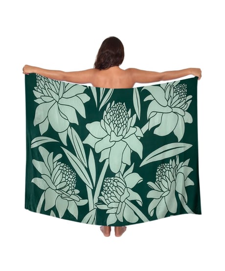 Hawai'ian Pareo  TORCH GINGER  AVENTURINE COCONUT  HNLS03748-96410