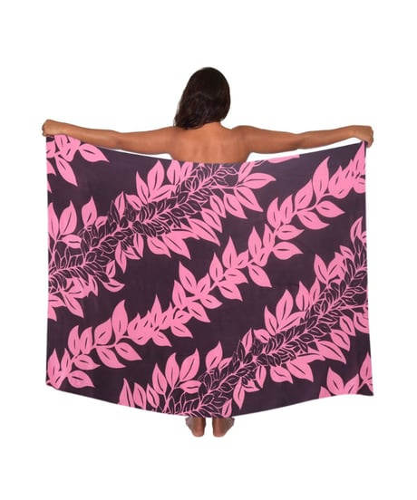 Hawai'ian Pareo   MAILE LEI   ITALIAN PLUM HOT PINK   HNLS03702-8690