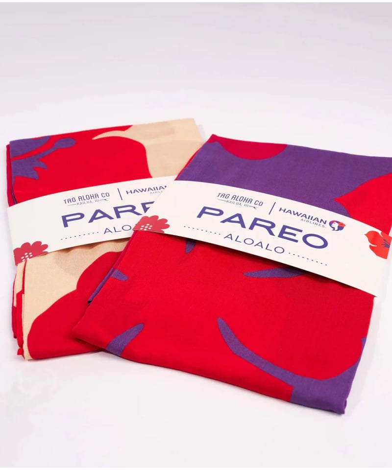 Tag Aloha PAREO ALOALO HawaiianAirline SAND 
