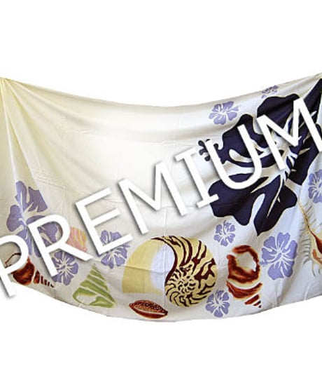Hawai'ian Pareo  Premium  HIBISCUS SHELL IVORY　HNLS03052-32310