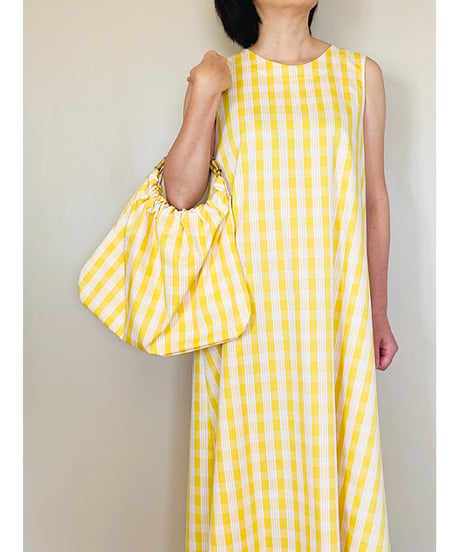 PALAKA YELLOW バックリボン ワンピース  HNLS03522-05030