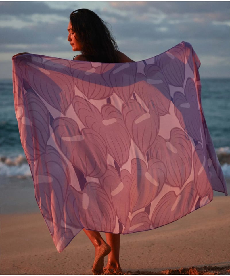 Tag Aloha PURPLE ANTHURIUM HNL03648-22430 | Le