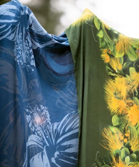 Aloha De Mele  パレオ  Koki'o Blue  HNLS03750-47730