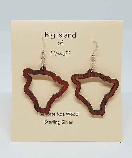 KipukaKai　Big Island　コアウッドピアス　HNLS02553-35620