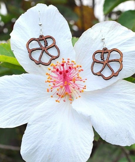 KipukaKai　Hibiscus　コアウッドピアス　HNLS02560-00230