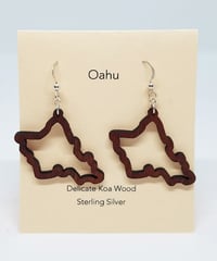 KipukaKai　Oahu　コアウッドピアス　HNLS02551-35620