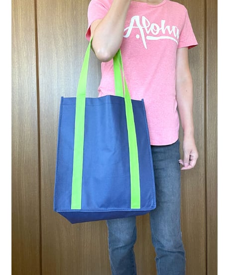BIG ISLAND  エコバッグ　ネイビー　HNLS03304-5940
