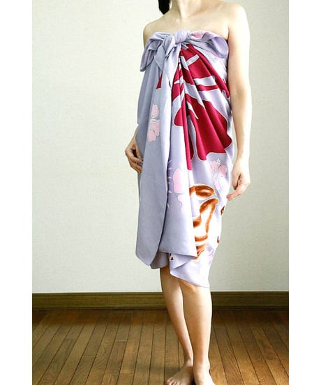 Hawai'ian Pareo  Premium  HIBISCUS SHELL  LAVENDER　HNLS03053-32310