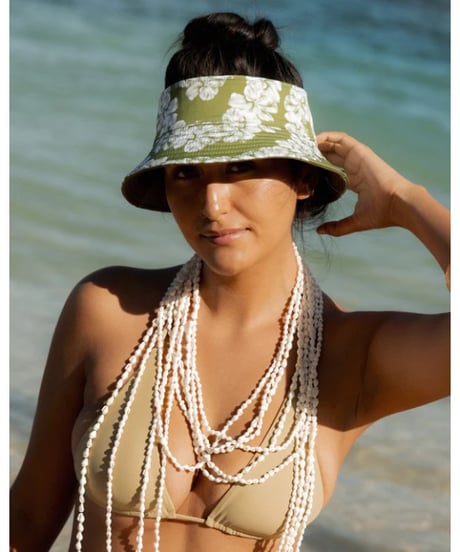 Aloha De Mele  Bucket Hat Summer Green HNLS03500-98820