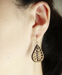 チェリーウッド　ピアス　リーフ　Lau　HNLS02857-67220
