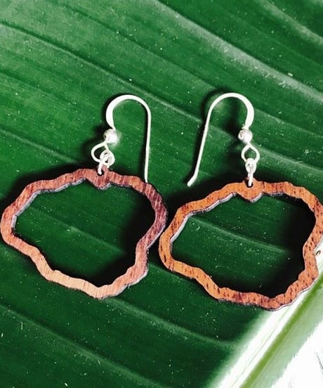 KipukaKai　Kaua'i　コアウッドピアス　HNLS02550-35620