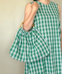 PALAKA GREEN バンブーハンドル グラニーバッグ　HNLS03518-4990