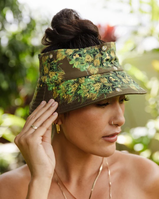 Aloha De Mele Bucket Hat Lei Lehua HNLS03749-
