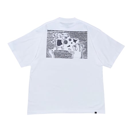 81LAX "Geomefric Pattern+Monster" S/S