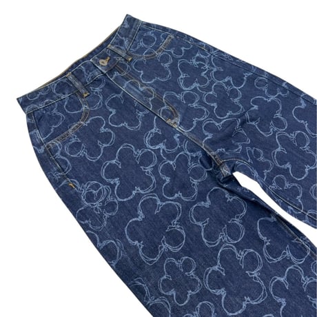 Honey Pot "TRIPLET FLOWER DENIM PANTS" -DNM-